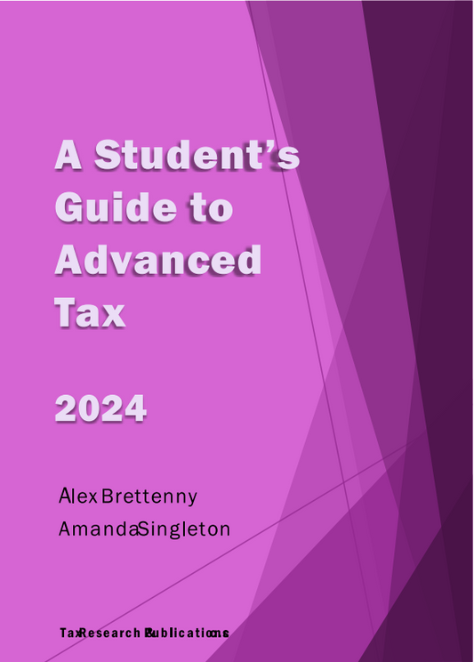 A Student’s Guide to Advanced Tax 2024