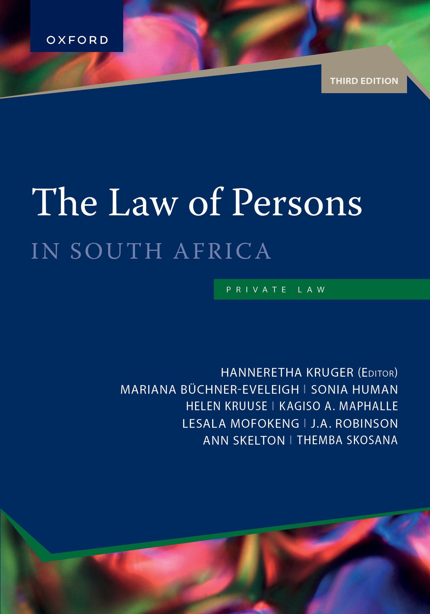 The Law of Persons in South Africa 3rd dt